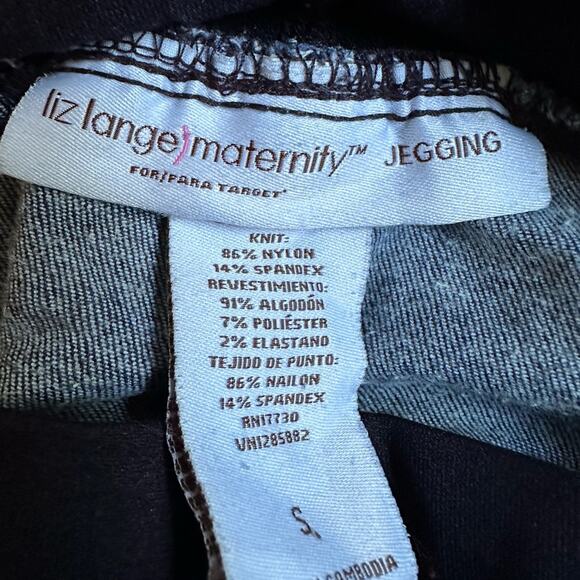 Liz Lange Maternity Blue Jeans Jeggings 14% Spandex Comfy Stretchy Small - Picture 4 of 6